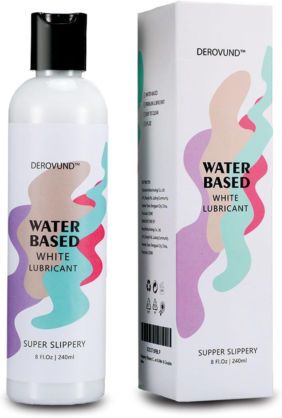 Lubricante sexual súper resbaladizo a base de agua, lubricante blan...