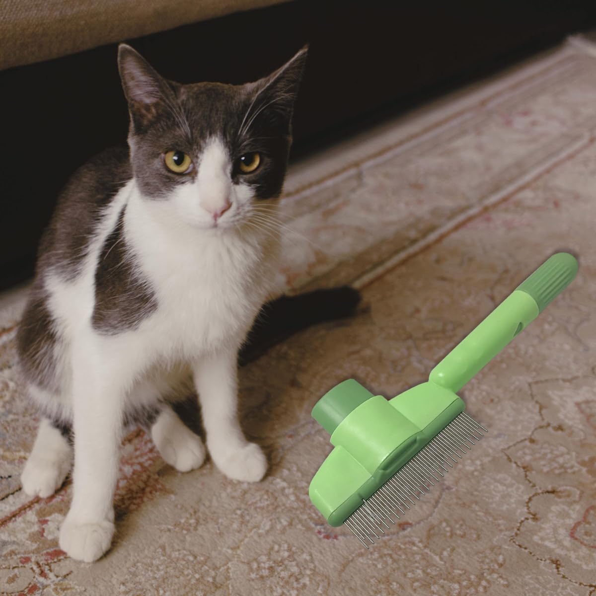 2 peines de limpieza para gatos y perros, herramienta de eliminació...