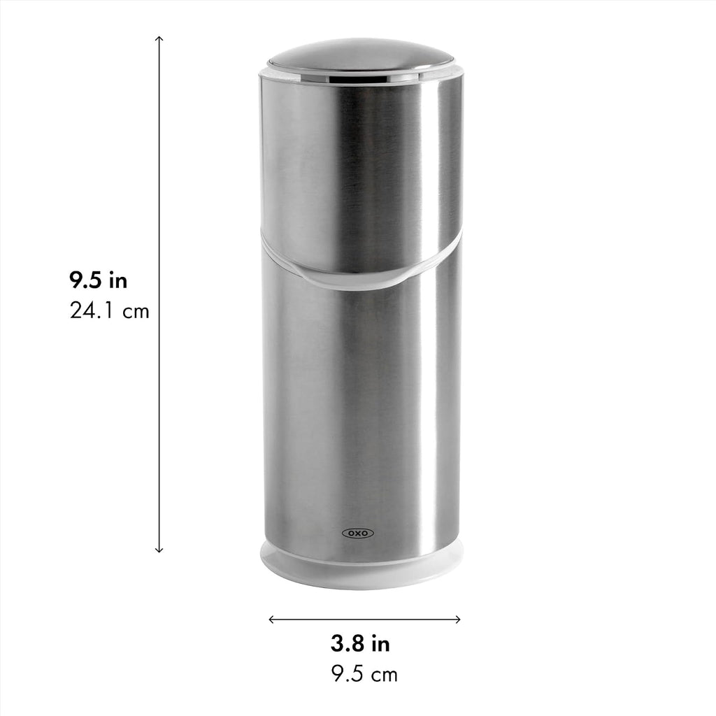 OXO Good Grips - Organizador de cepillos de dientes de acero inoxid...