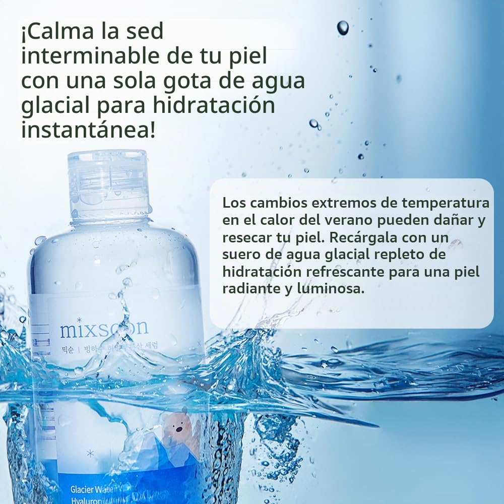 mixsoon Essential Glass Skin Duo Set - Bean Essence + Glacier Water...