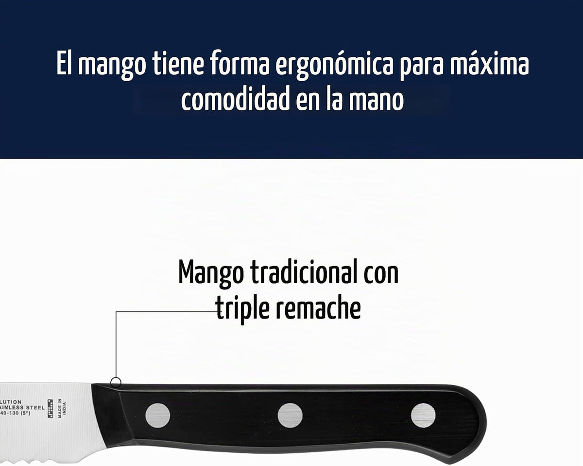 HENCKELS Solution - Cuchillo dentado (5 pulgadas)