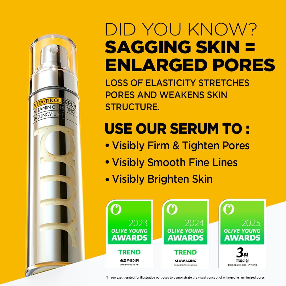 PRIMERA (PRMR) Vitatinol Bouncy Lift Serum para la cara, vitamina C...