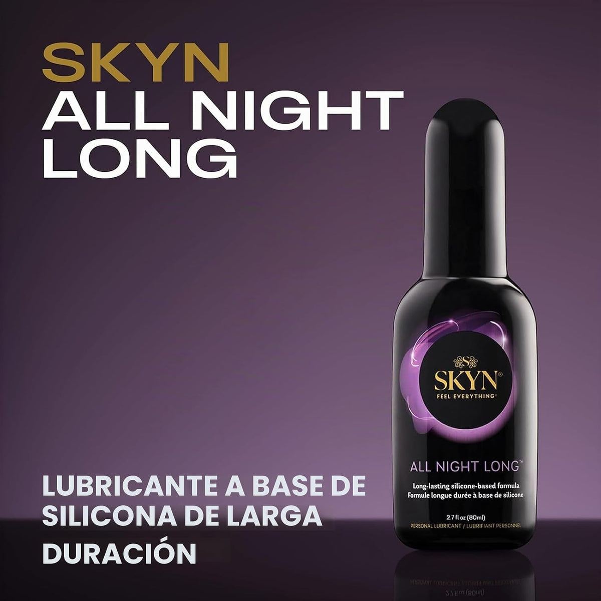 SKYN Lubricante de larga duración a base de silicona para toda la n...