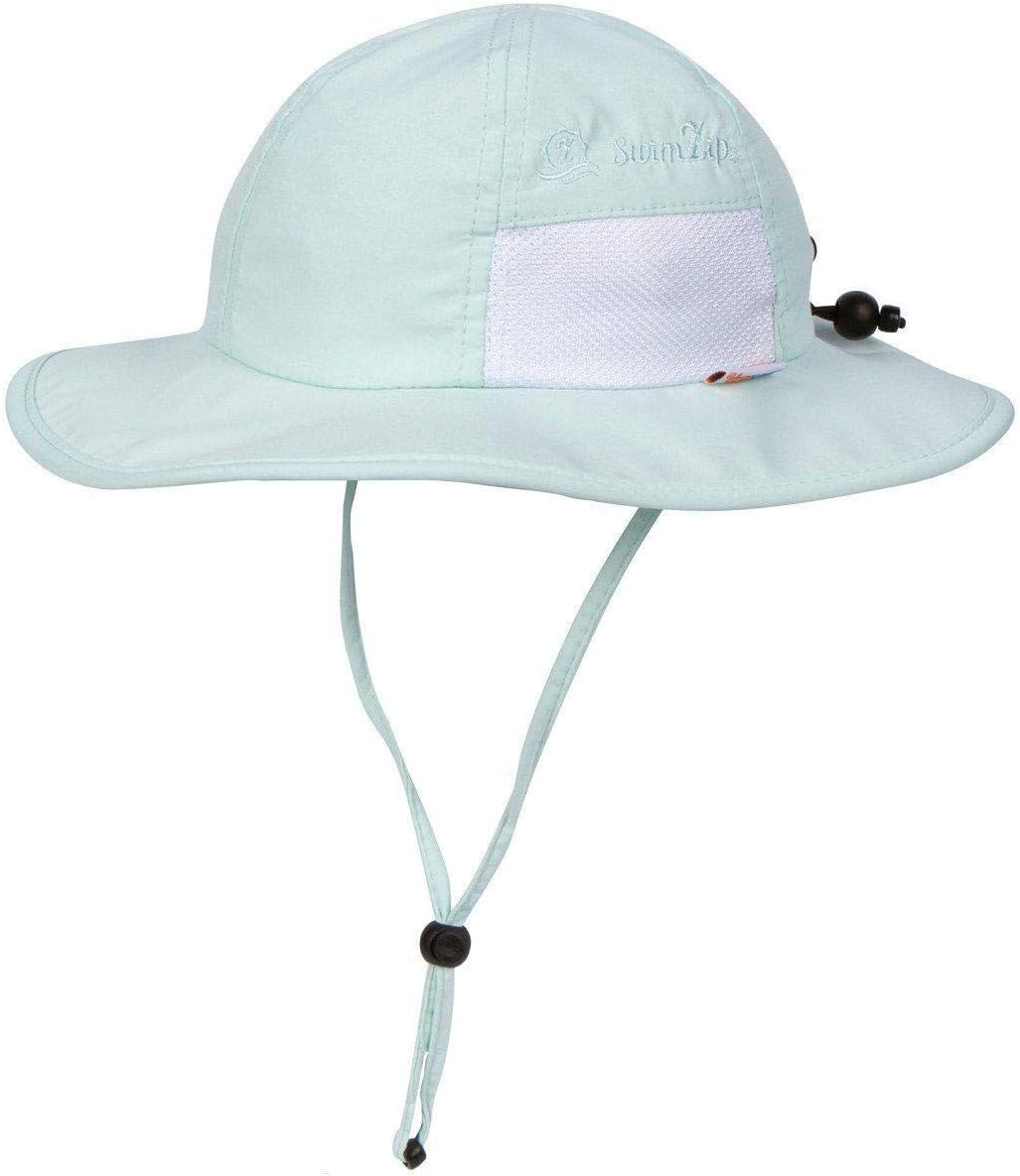 SwimZip, sombrero unisex para niños, ala ancha, protección solar FP...