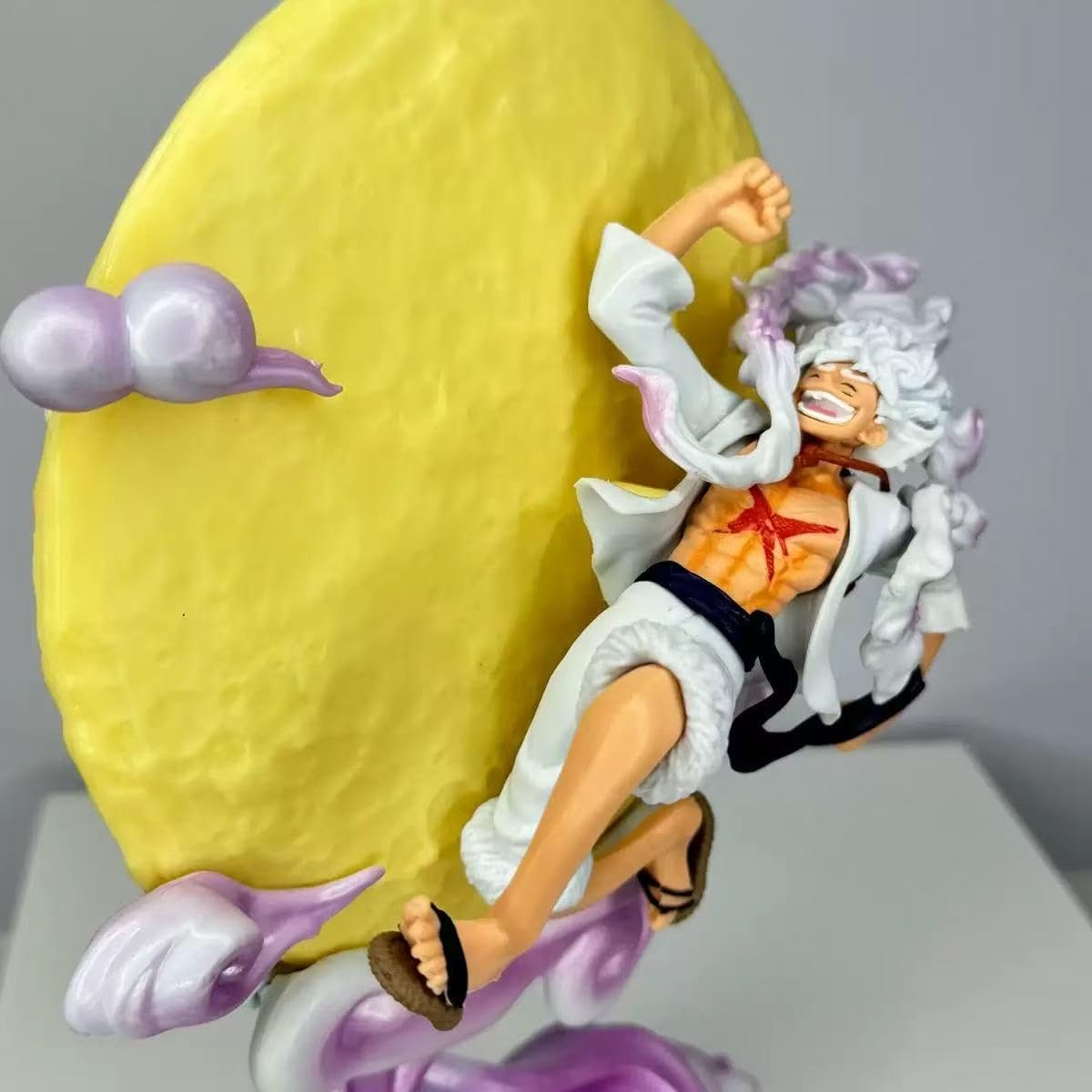 CBKSUHBADE Figura de anime de una pieza, forma de Luffy Nika, versi...