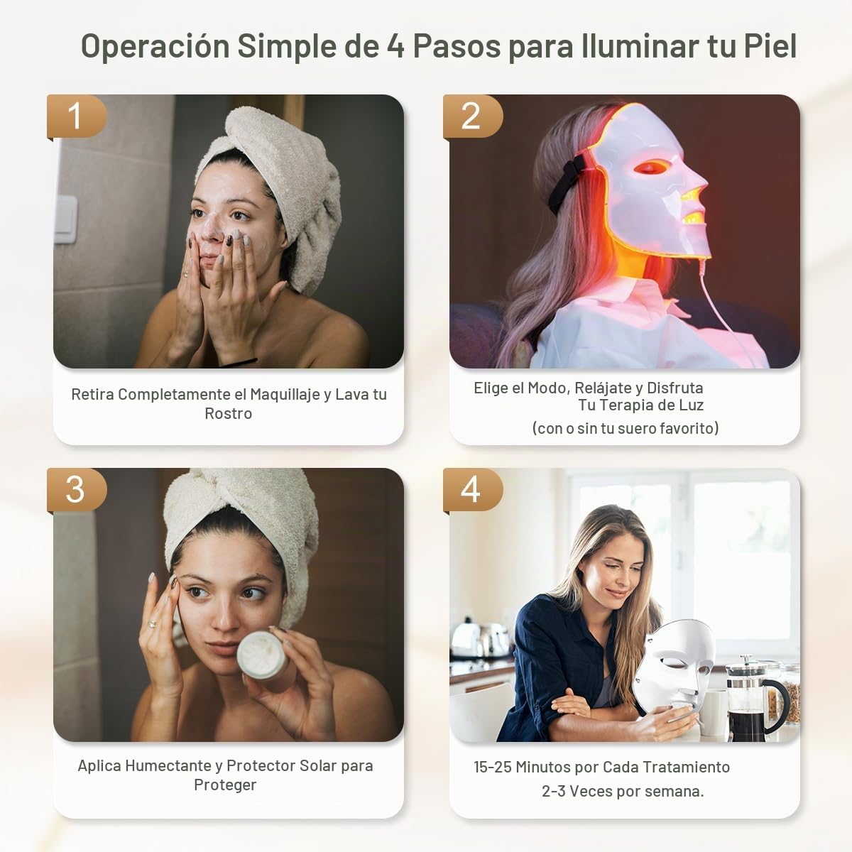 Aphrona FDA autorizó la máscara facial del cuidado de la piel del L...