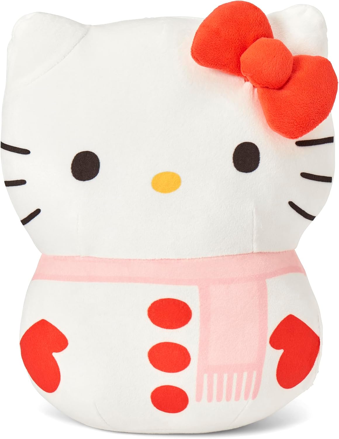 Hello Kitty Snow Merry Hugger - Juego de almohada y manta de felpa...
