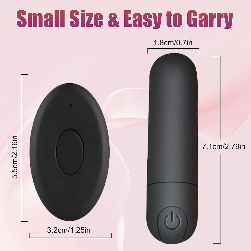 Vibrador con control remoto MASKEOBAP tipo bala, bragas - vibrador...