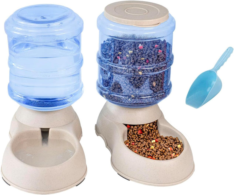Ito Rocky Juego de alimentador automático para gatos y perros y dis...