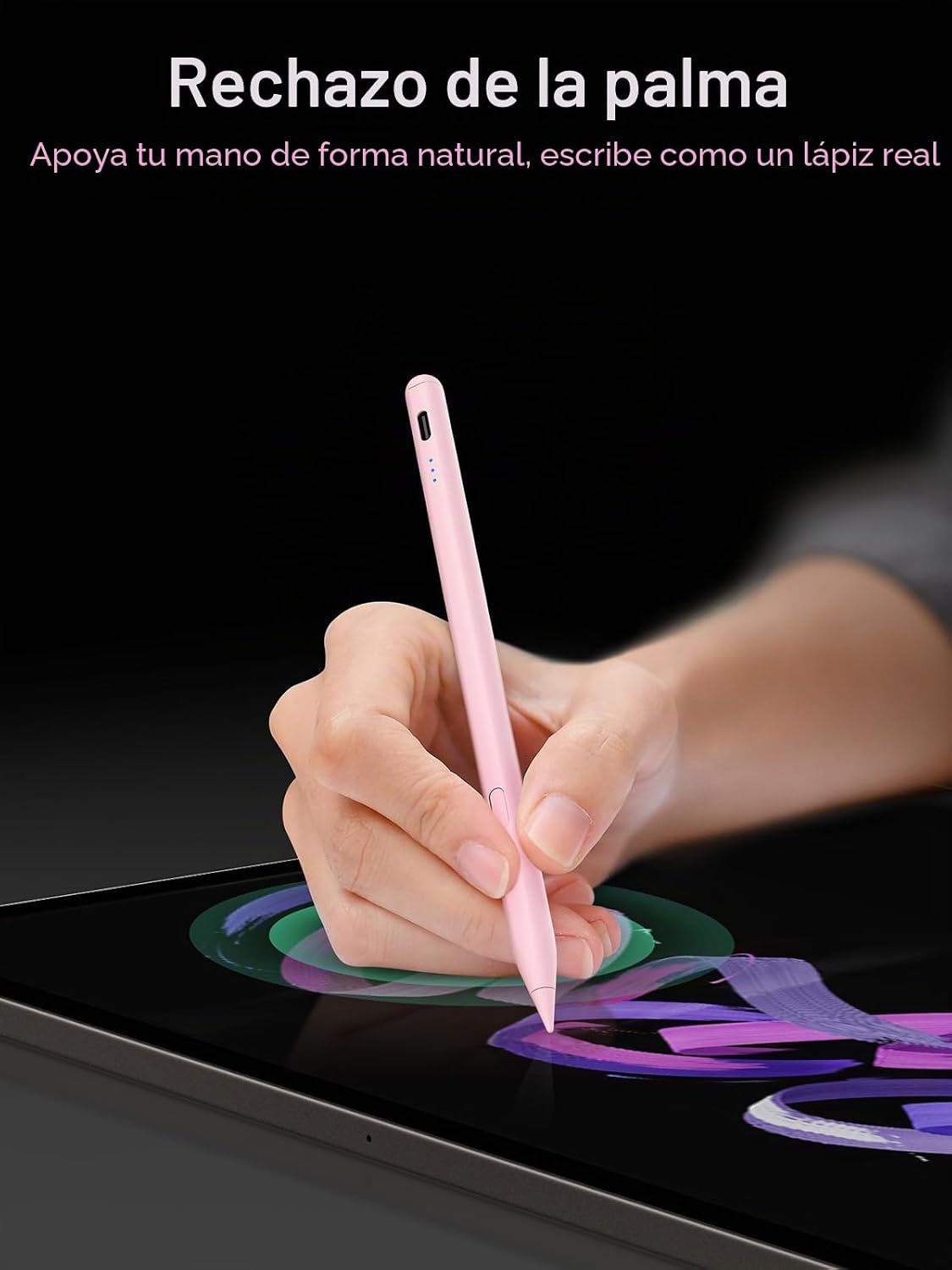 Keepro - Lápiz capacitivo para iPad 2018-2026, deshacer con un solo...