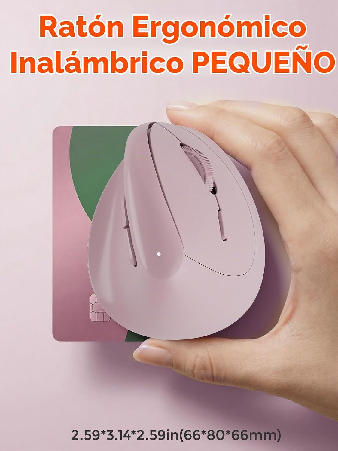 DAREU Ratón inalámbrico vertical ergonómico para manos pequeñas, mo...