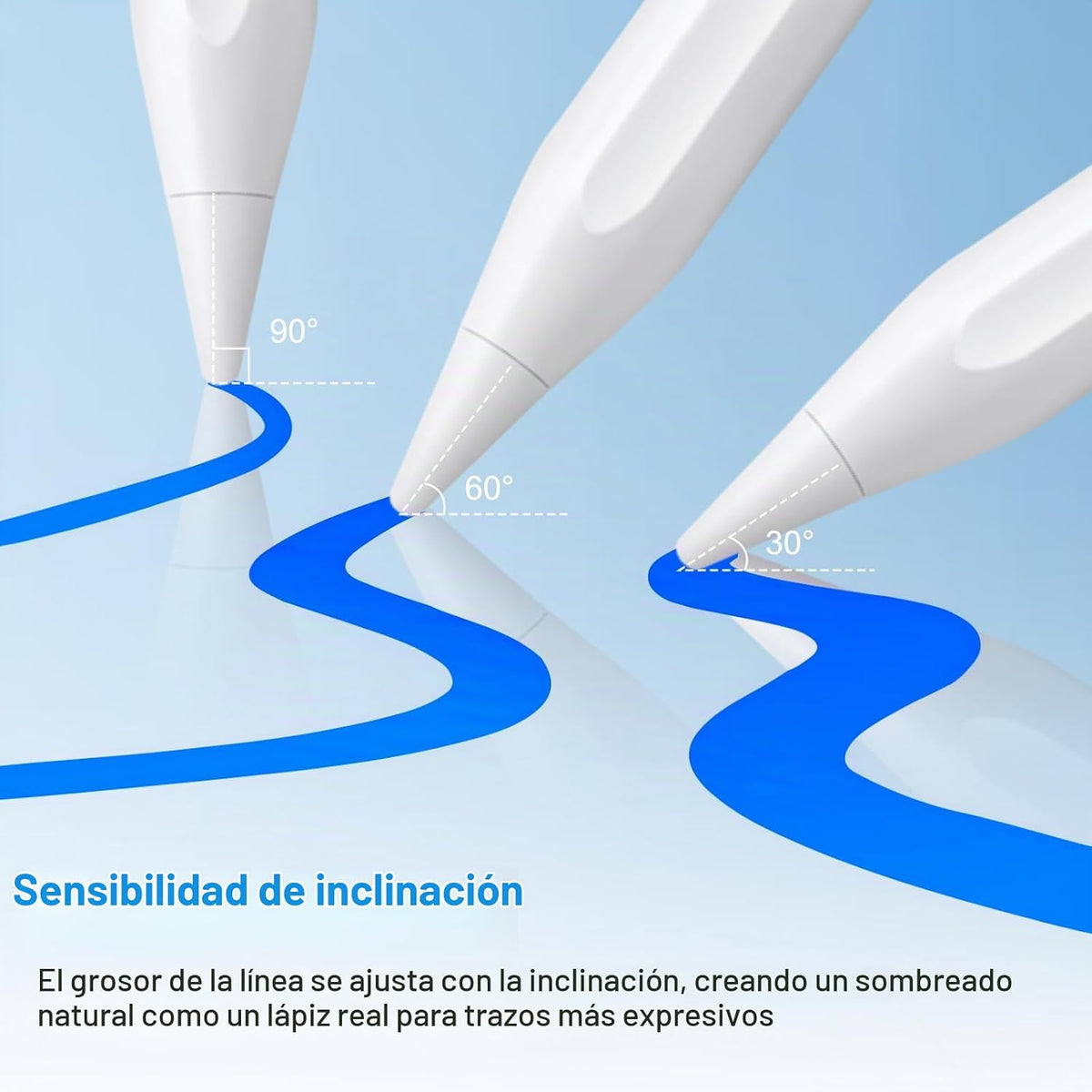 Paquete de 2 lápices capacitivos para iPad 2018-2026, lápiz de carg...
