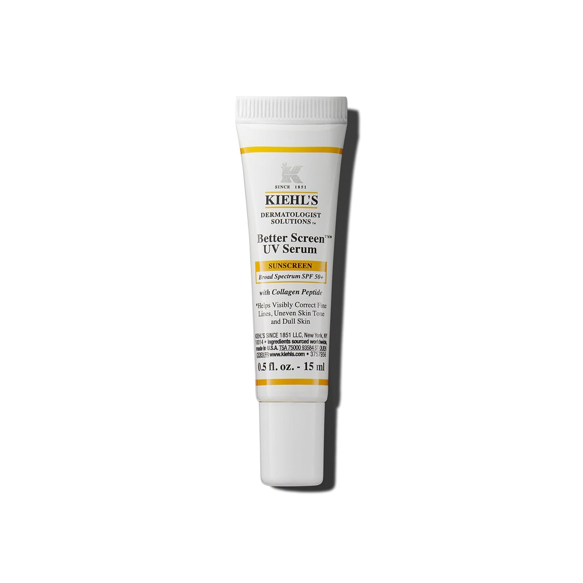 Kiehl's Better Screen - Suero UV SPF 50+, protector solar facia...