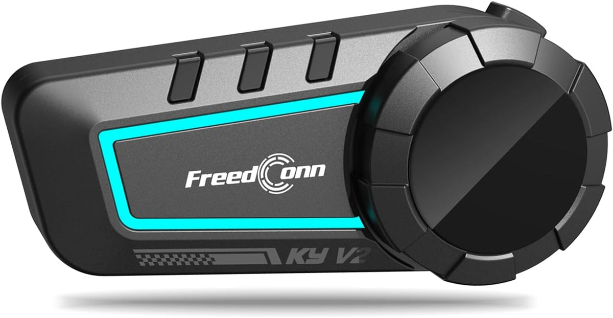 FreedConn KY V2 - Casco de motocicleta Bluetooth 6.0 para conductor...