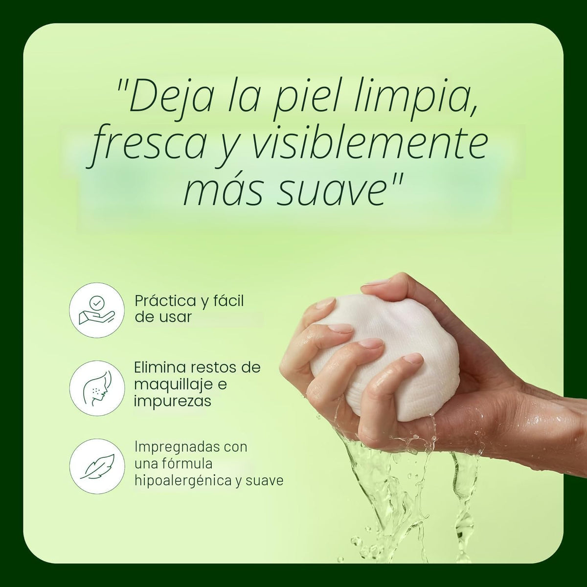 JIYU Almohadillas de esmalte tonificante \u2013 Cuidado de la piel...