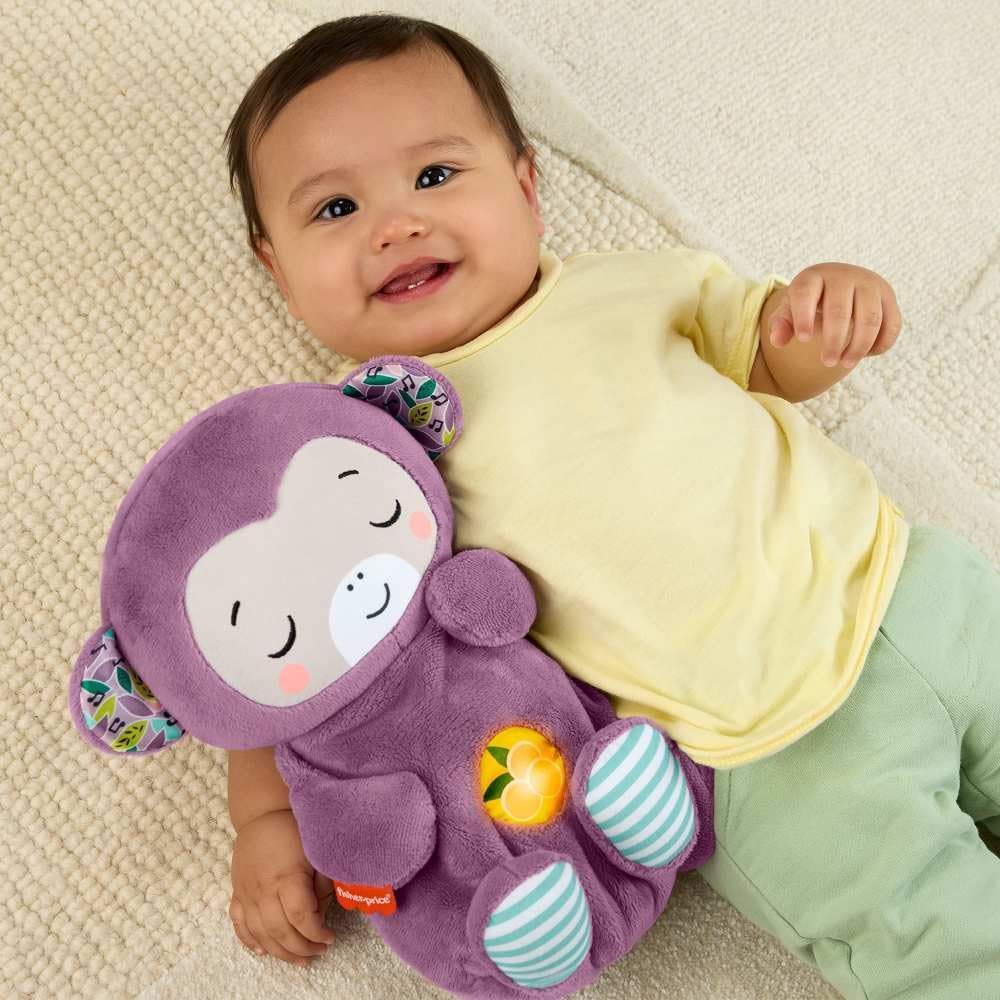 Fisher-Price Juguetes para bebés Soothe \u2018n Snuggle Mono púrpur...
