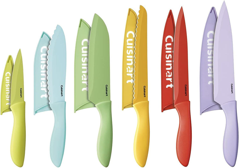 Cuisinart Juego de 12 cuchillos de cocina, colección Advantage Colo...
