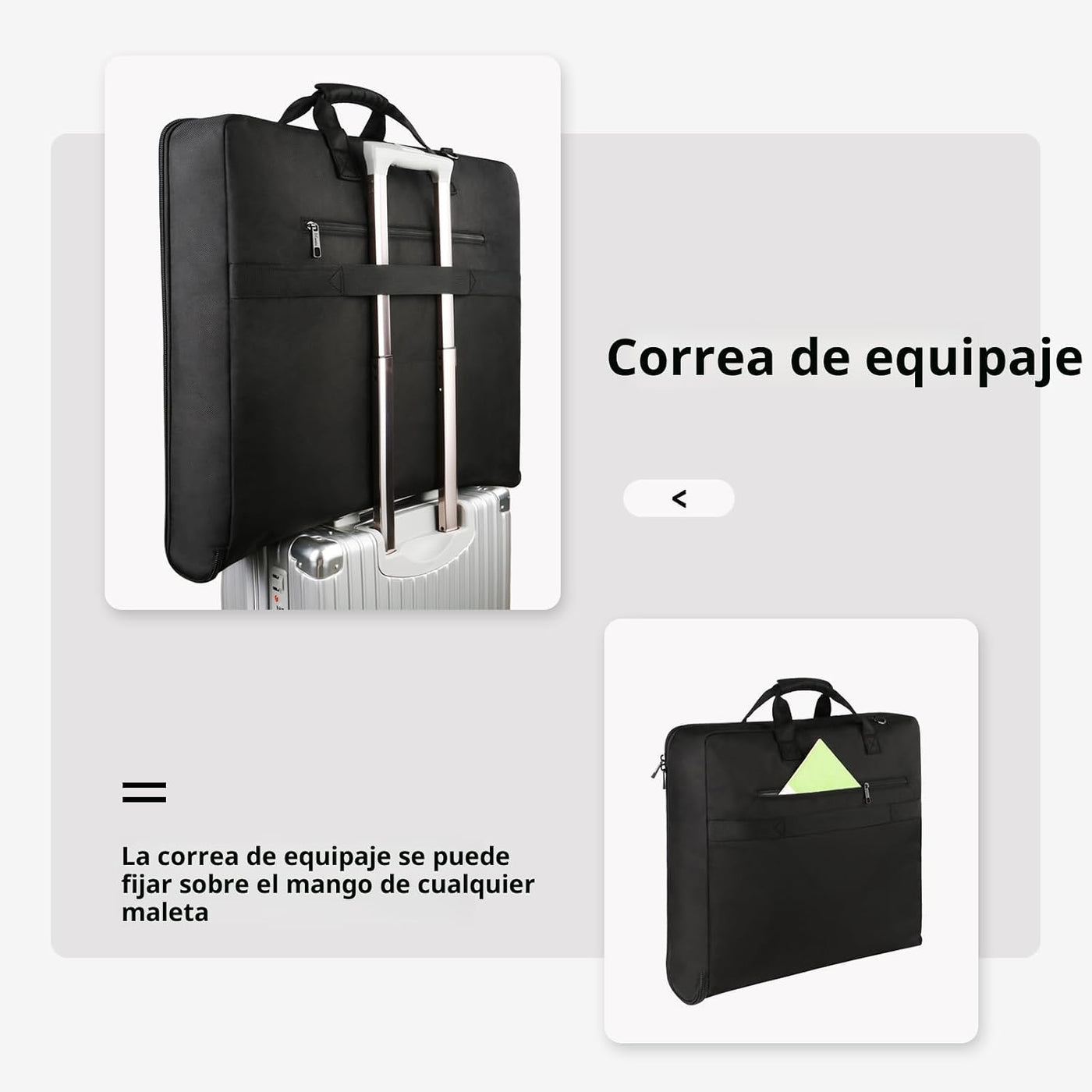 MATEIN - Bolsas de ropa, bolsa de viaje grande con bolsillos y corr...