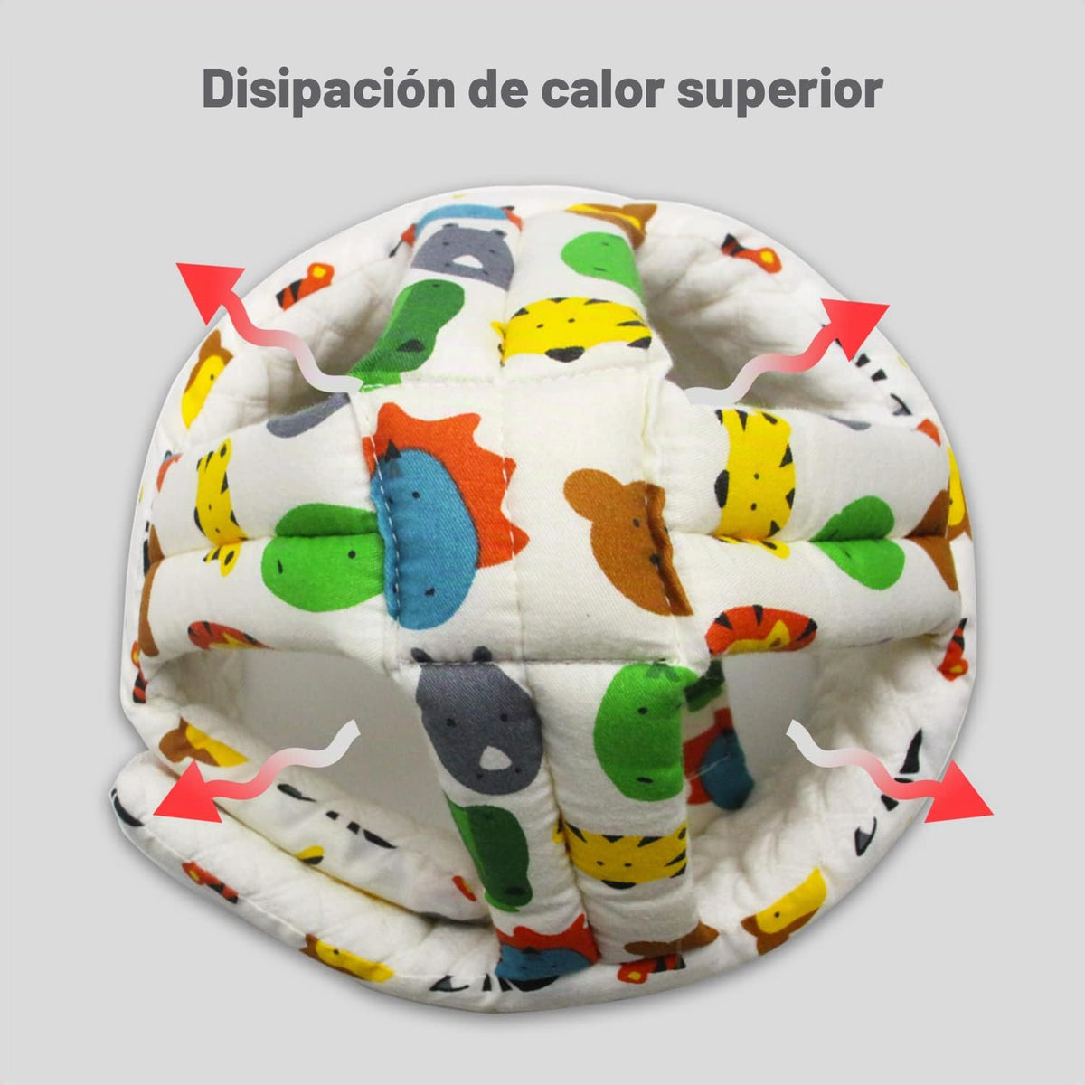 REFLYAWAY Protector de cabeza de bebé, casco de bebé para gatear, c...