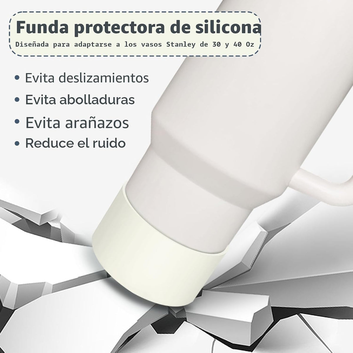 Juego de accesorios para Stanley Cup, incluye 2 fundas de popote de...