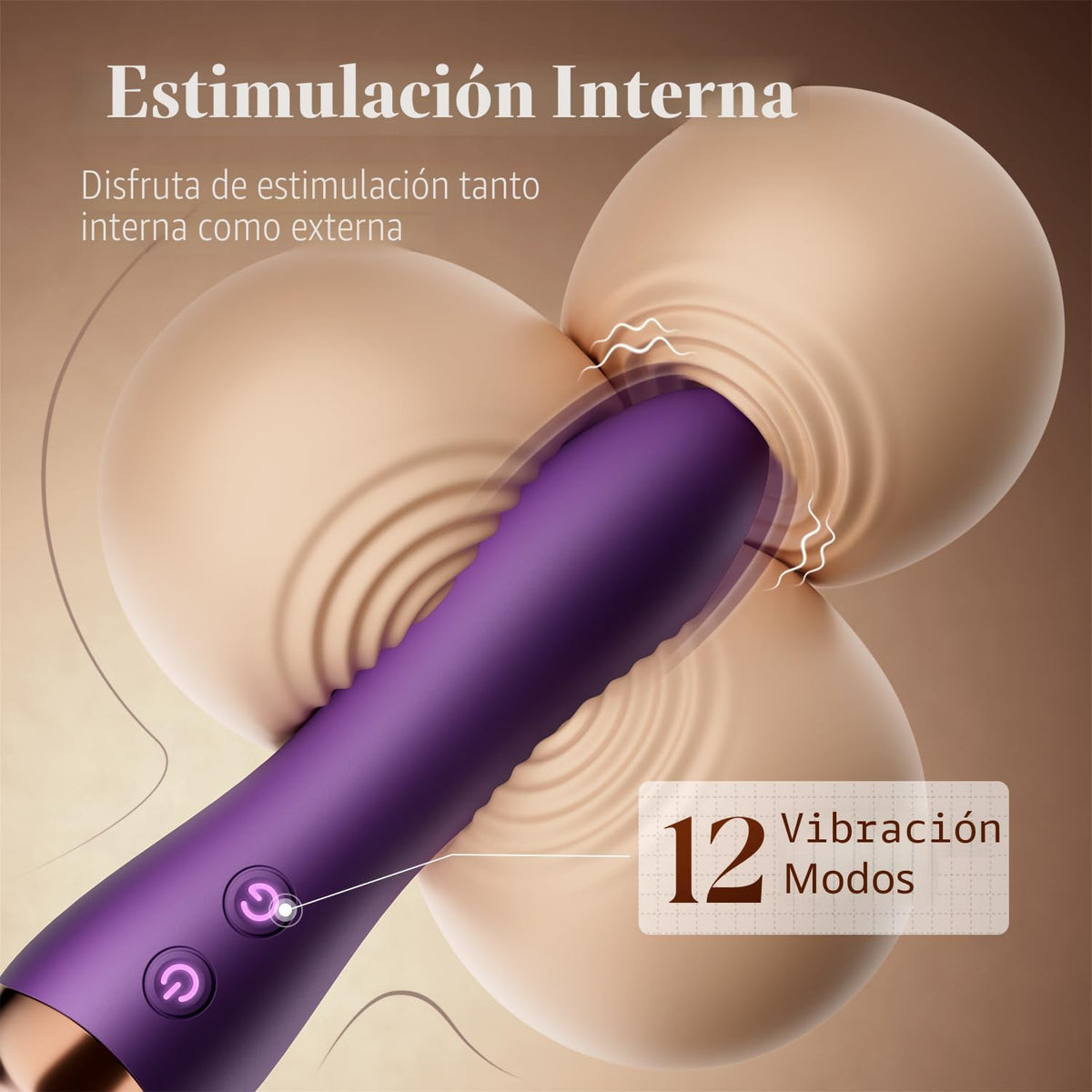 MOOLIGIRL Vibrador Varita Consolador Doble Extremo, Mujeres Adultas...
