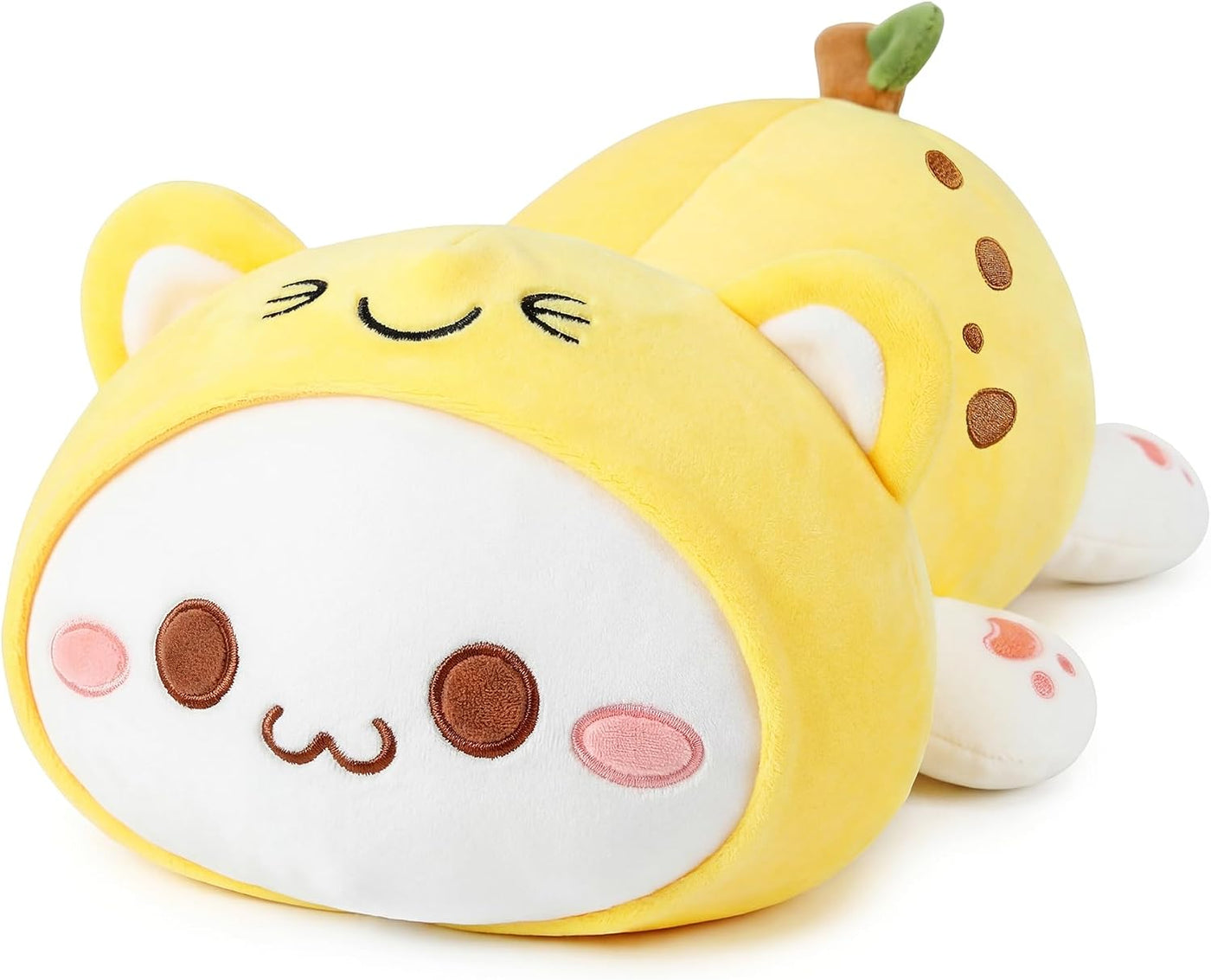 Onsoyours - Lindo gatito plátano gato de peluche juguete de peluche...