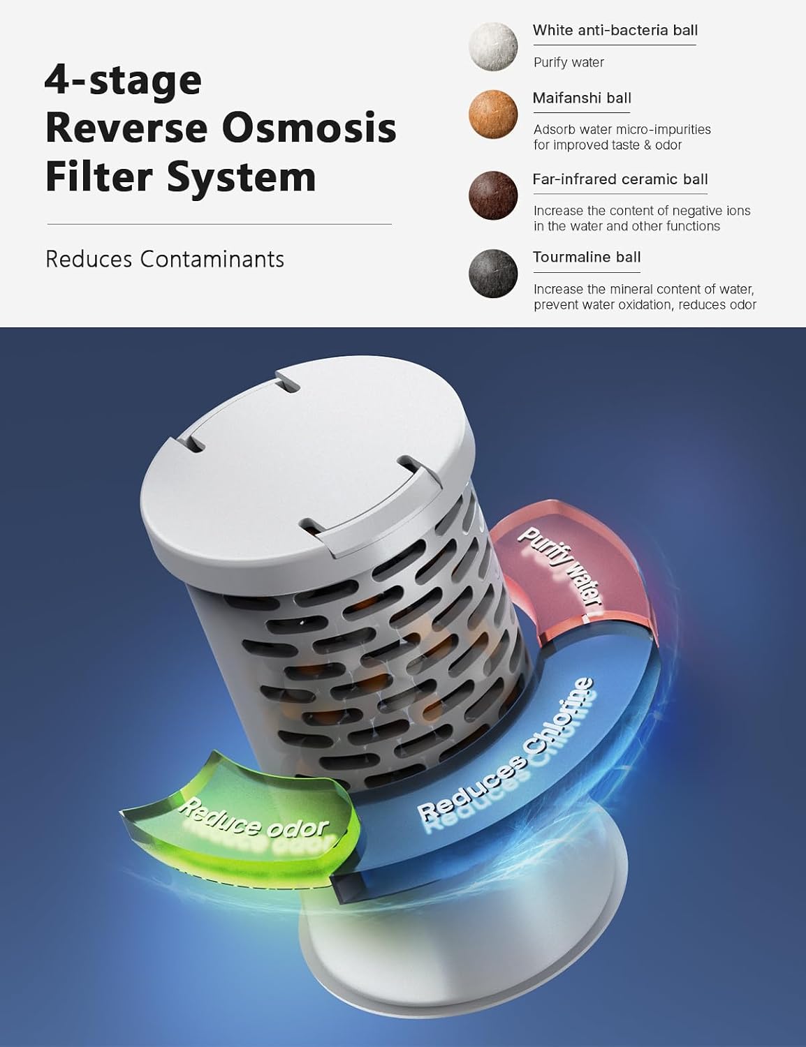 CZPET Dispensador automático de agua para perros y gatos con filtro...