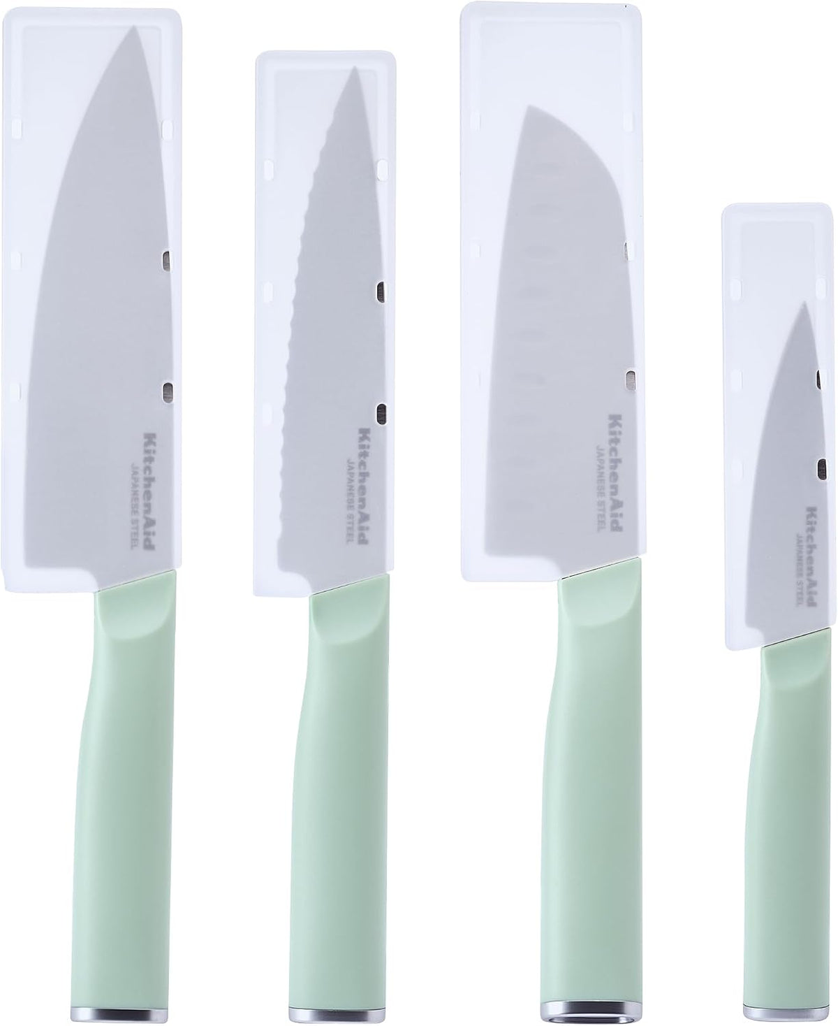Juego de chef KitchenAid con fundas de ajuste personalizado, cuchil...