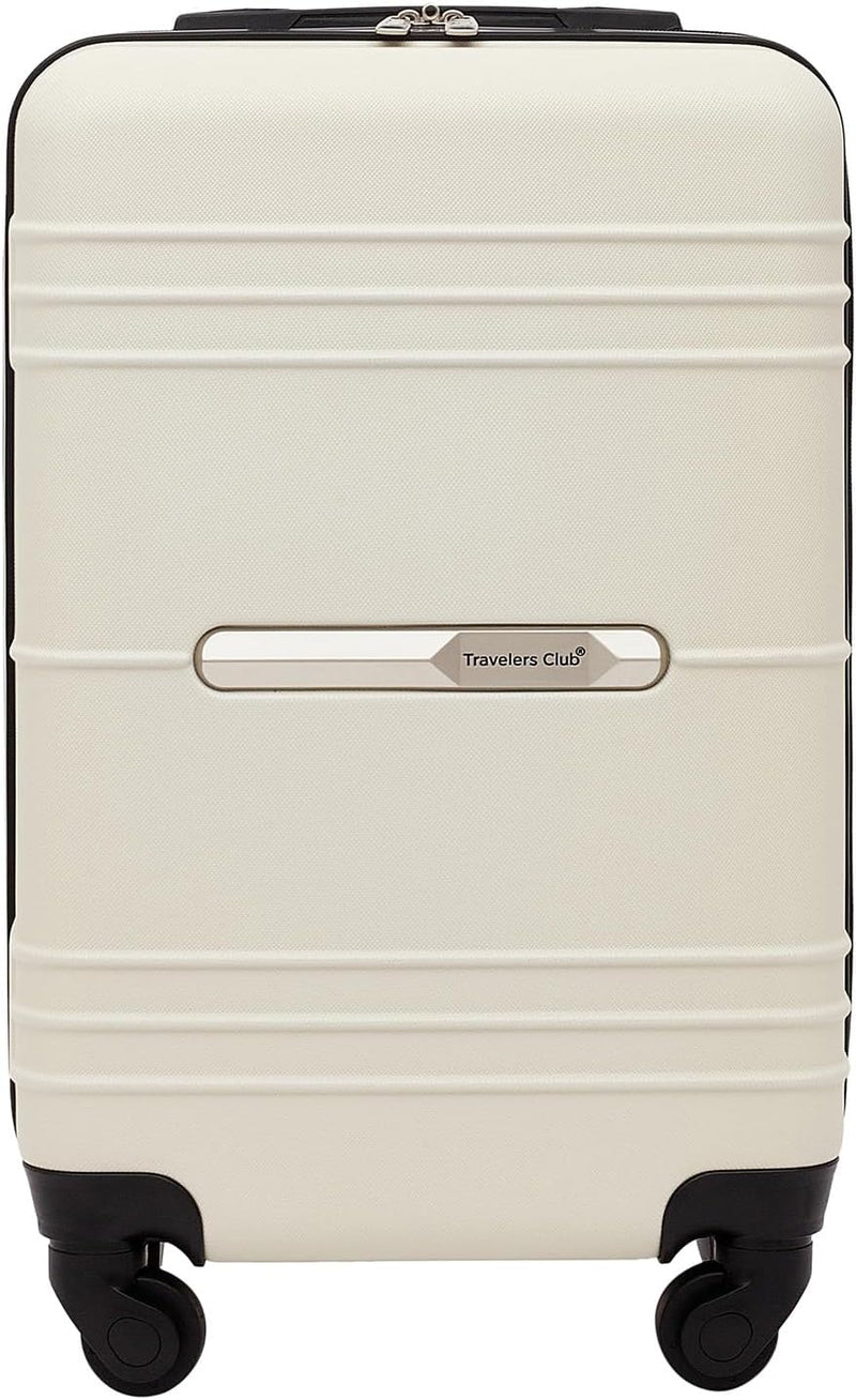 Travelers Club Equipaje de mano Richmond Spinner de 22", hueso