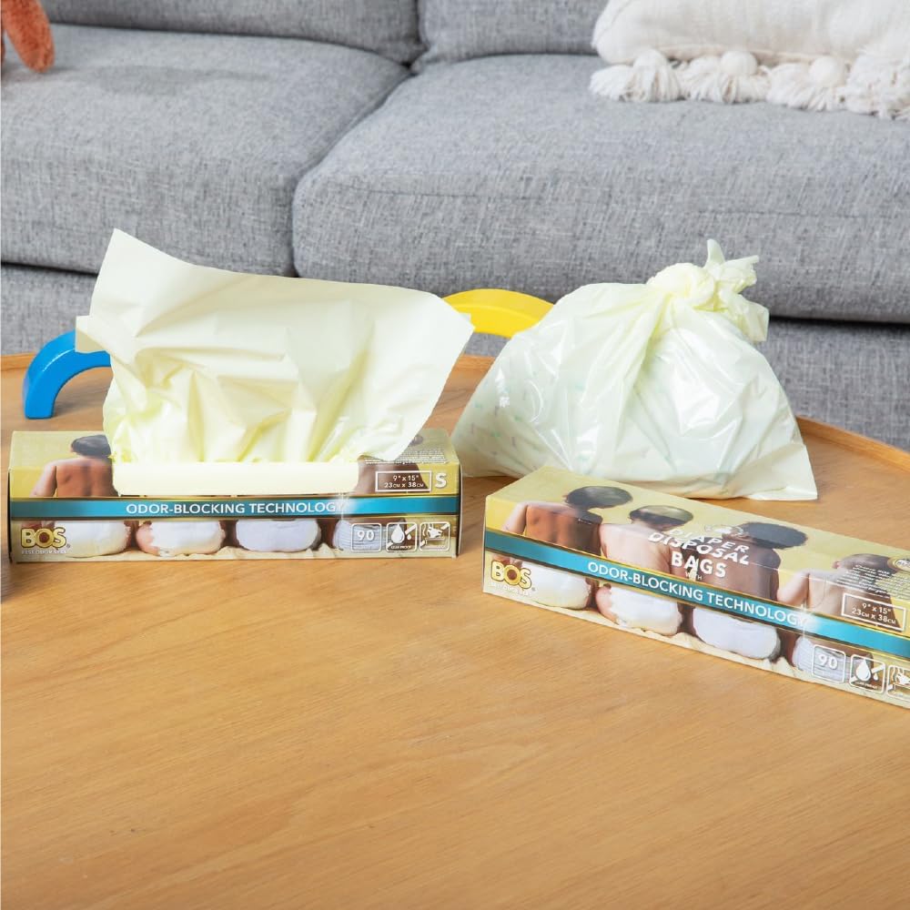 BOS, Bolsas de Basura para Pañales Sucios con Sellado de Olor - Bol...