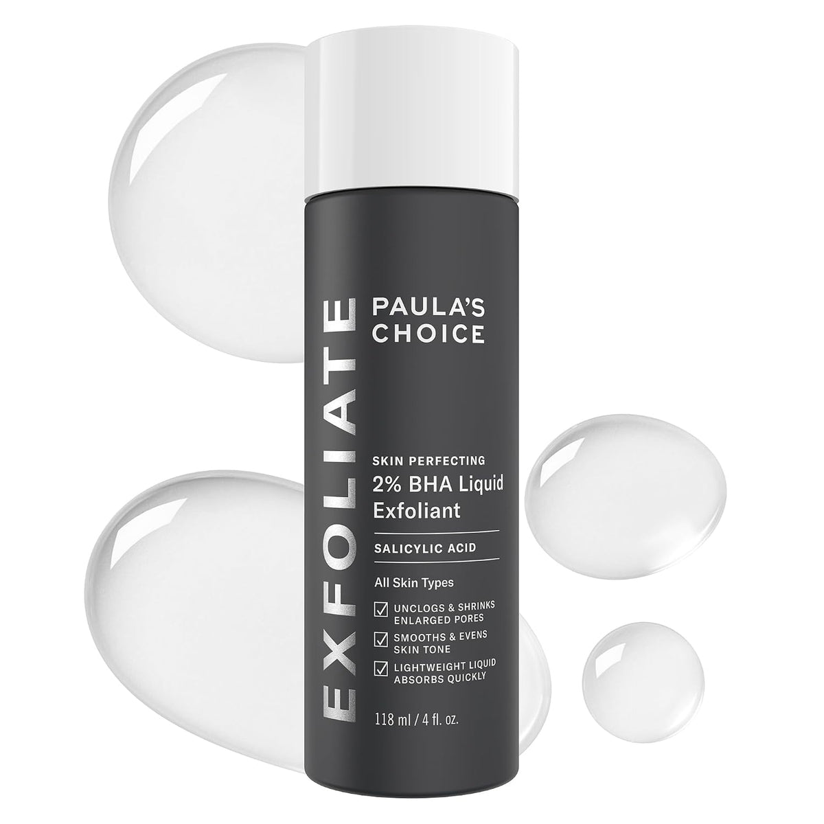 Paula's Choice SKIN PERFECTING 2% BHA Exfoliante líquido sin enjuag...