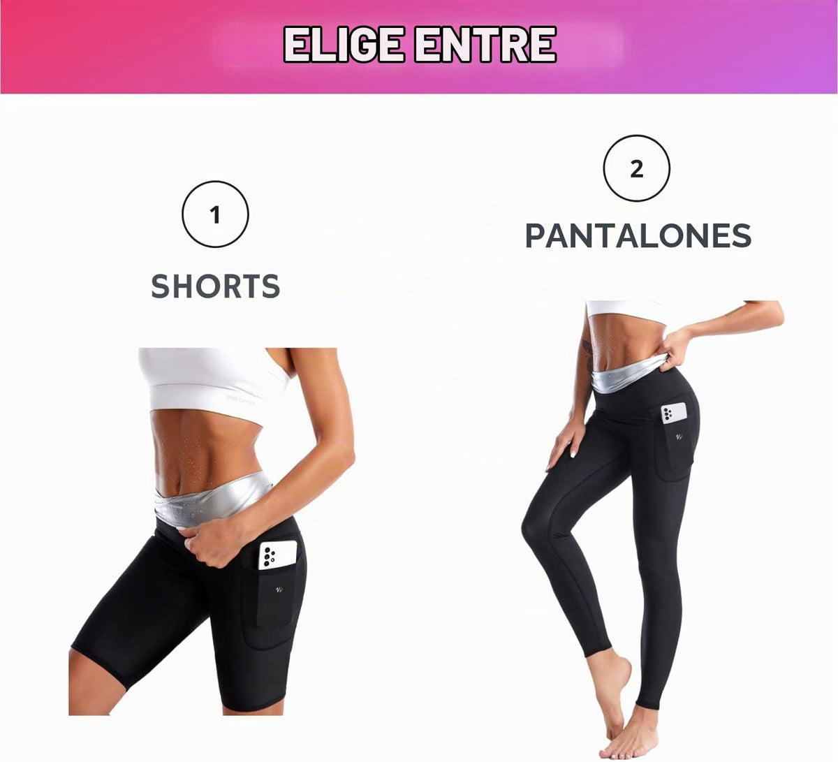 Nano Hertz Traje de sauna para sudar, moldeador, pantalones cortos...