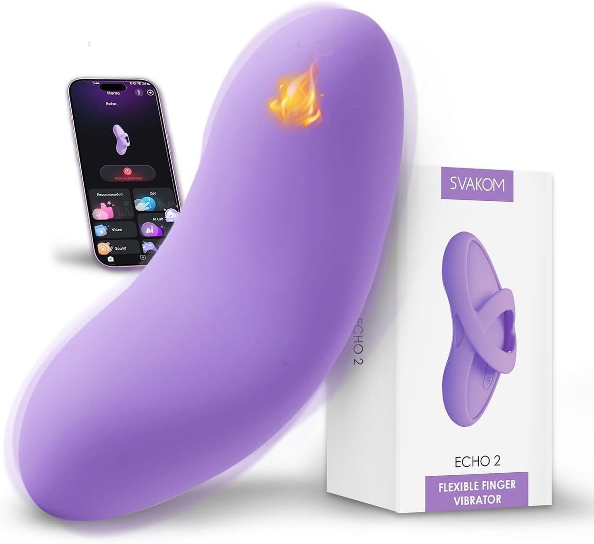 Vibrador portátil juguetes sexuales para mujer \u2013 SVAKOM Calien...