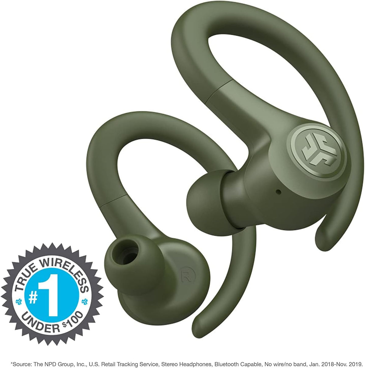 JLab Go Air Sport, auriculares de entrenamiento inalámbricos con ll...