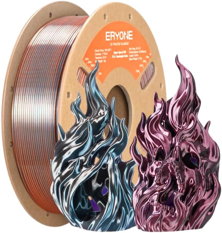 ERYONE HS Seda de Cuatro Colores Filamento PLA para Impresora 3D de...
