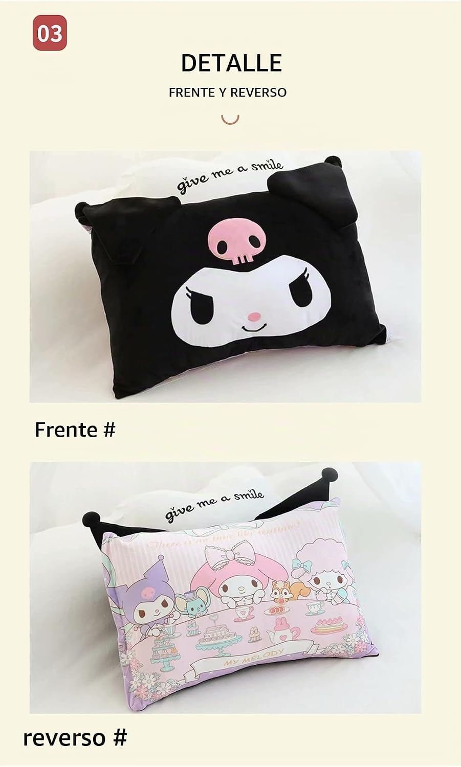 Shuyun Funda de Almohada de Dibujos Animados Bonita de Anime de Dob...