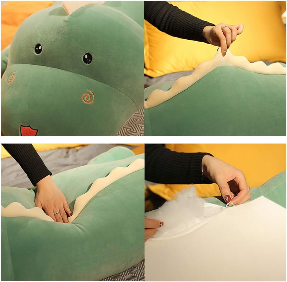 Sofipal - Almohada de peluche de dinosaurio, suave, grande, dinosau...