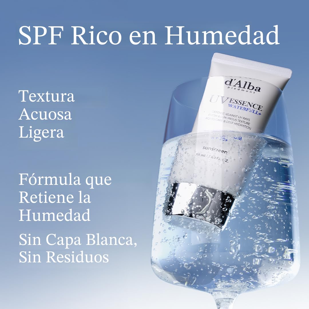 d'alba Piedmont Protector solar Waterfull Essence de trufa blan...