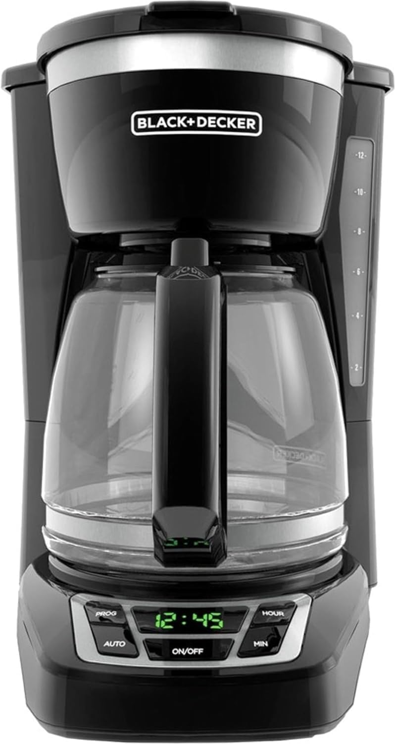BLACK+DECKER CM1160W-1 CM1160W Cafetera programable de 12 tazas