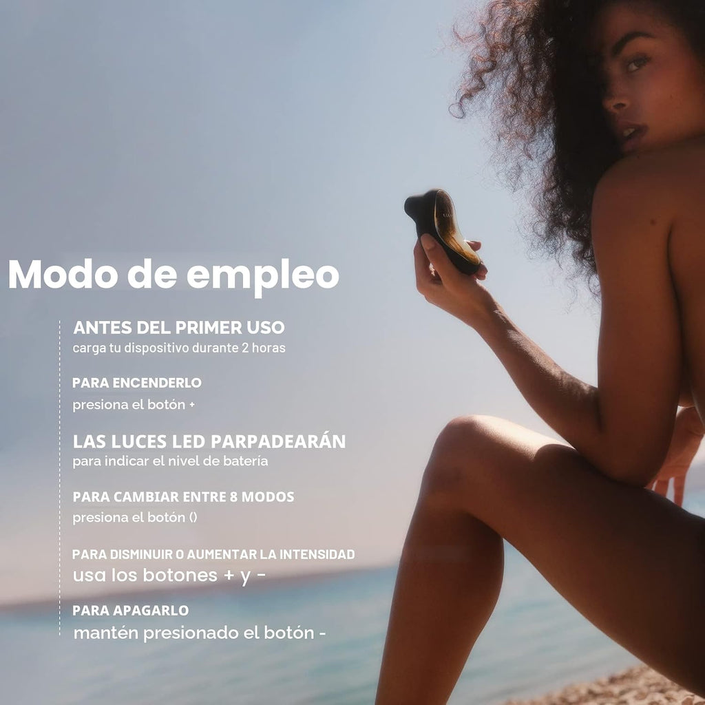 Lelo Sona, Negro, 1 | Este masajeador sónico de clítoris utiliza on...