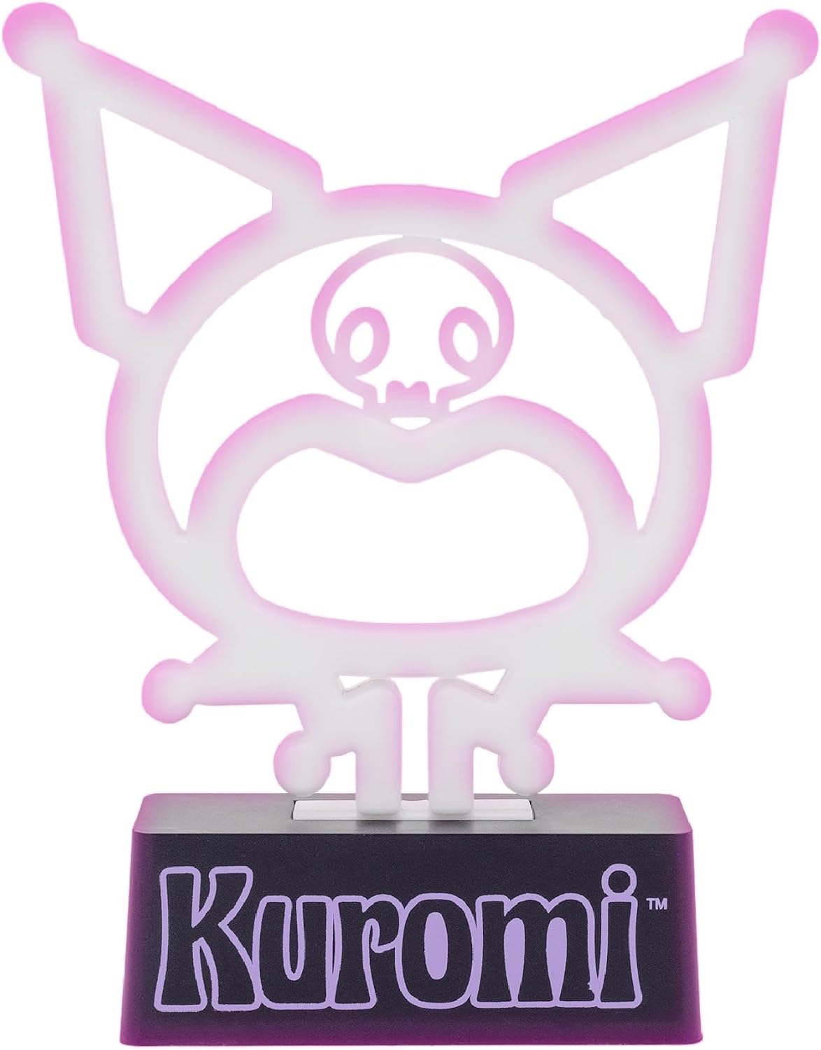 Silver Buffalo Sanrio Hello Kitty Kuromi - Lámpara de luz de neón |...