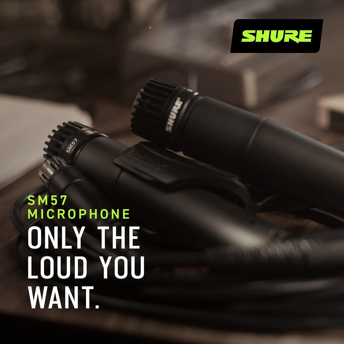 Shure SM57 Pro XLR Micrófono dinámico para instrumentos | Micrófono...