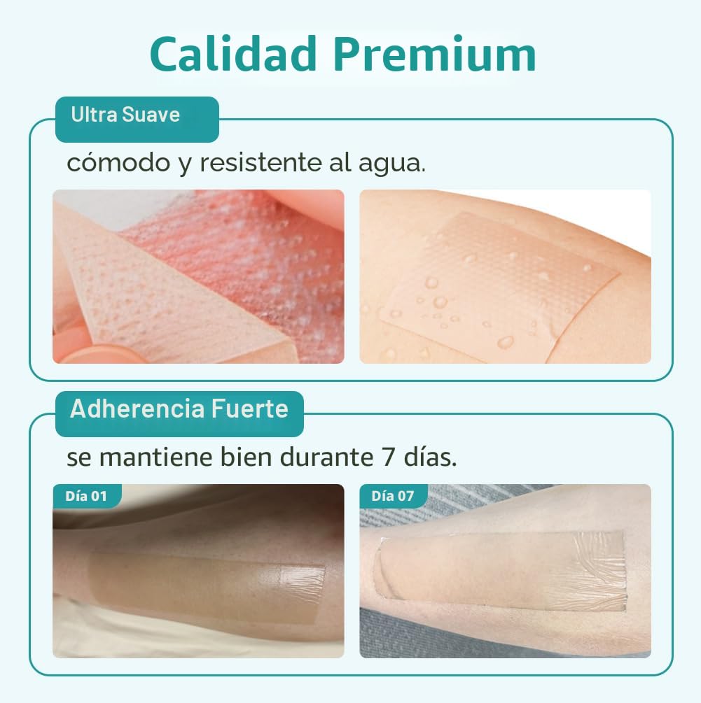 Dimora - Láminas de silicona de grado médico para cicatrices, cinta...