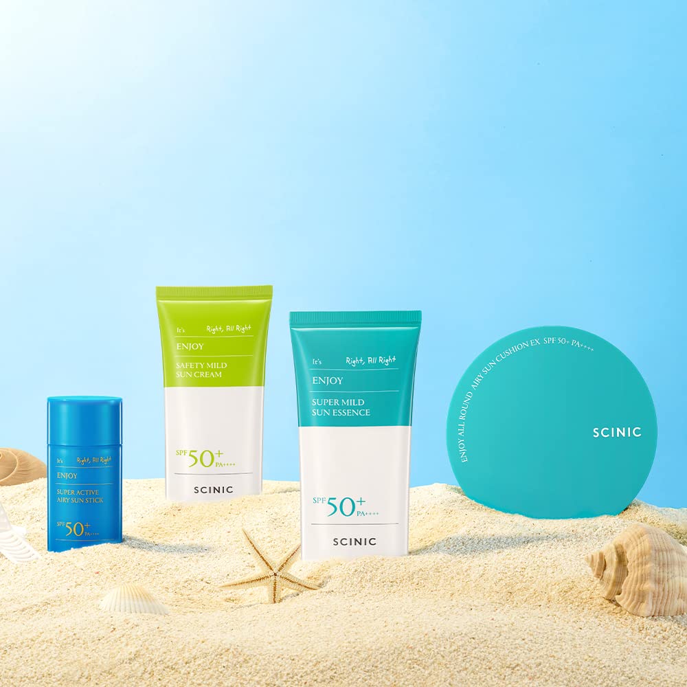 SCINIC Enjoy Super Mild Sun Essence 2 Set SPF50+ PA++++ 1.69 fl oz...
