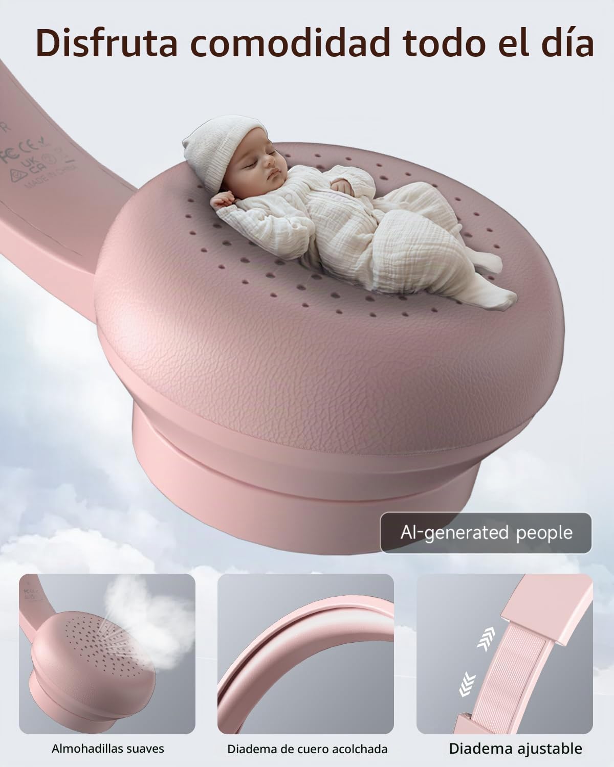 AOC Auriculares USB con micrófono para PC, micrófono con cancelació...