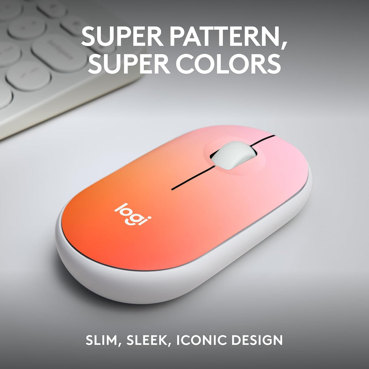 Logitech Ratón inalámbrico silencioso ambidiestro compacto M340 - T...