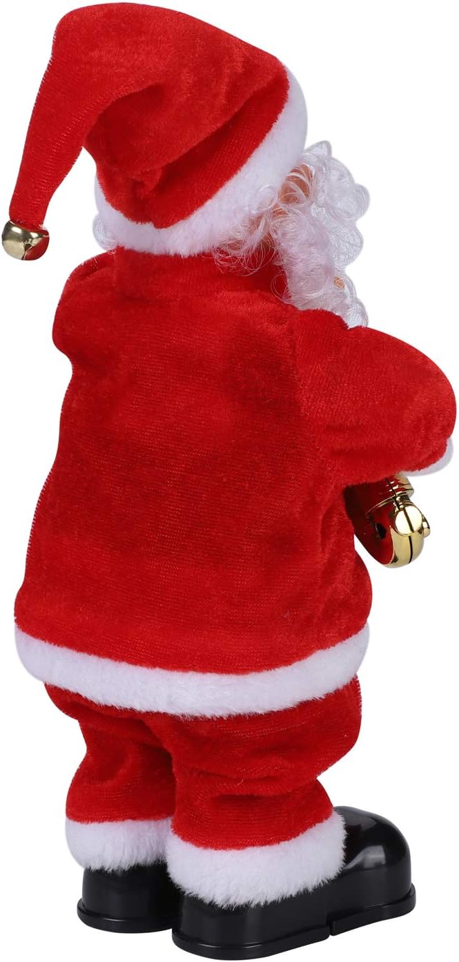 Muñeca eléctrica de Papá Noel bailando y cantando de Navidad, figur...