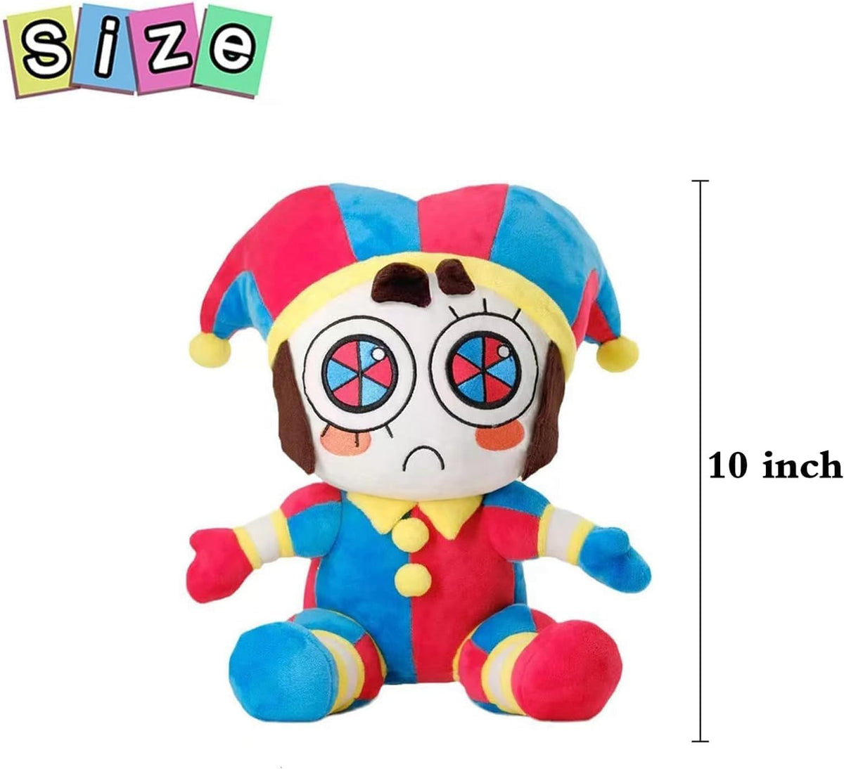 SAJISP The Amazing - Peluche digital de circo, regalo de juguete de...