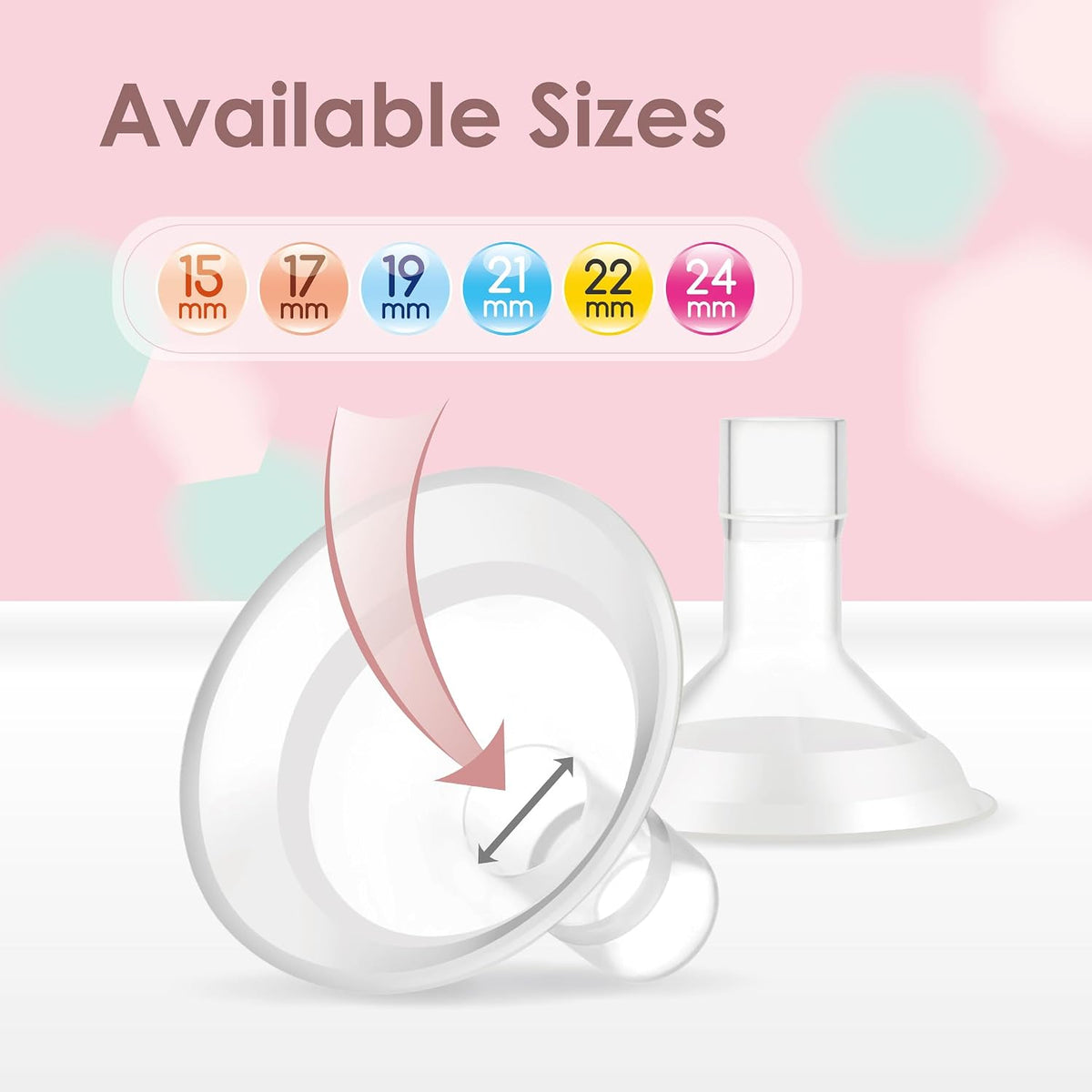 Maymom MyFit Comfy Series - Protector de pecho de dos piezas de 0.8...