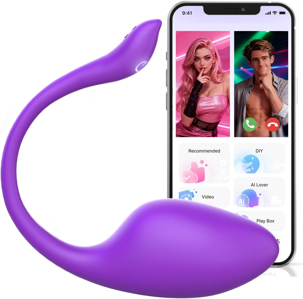 ECRVOM Vibrador AI Sync con dildo - Juguetes sexuales - Huevo vibra...